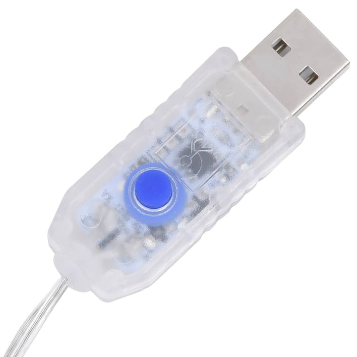 Decorațiune Ren Zburător De Crăciun 120 Led Rece& Argintiu