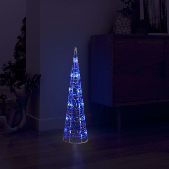 Piramidă Decorativă Con De Lumini Cu Led Acril