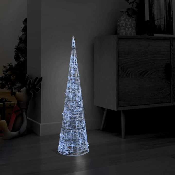 Piramidă Decorativă Con De Lumini Cu Led Acril
