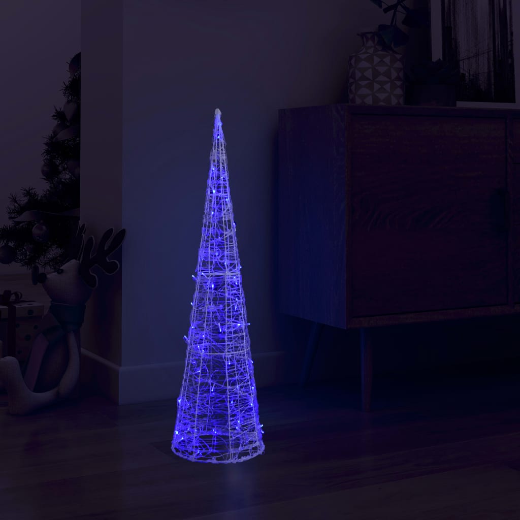 Piramidă Decorativă Con De Lumini Cu Led Acril