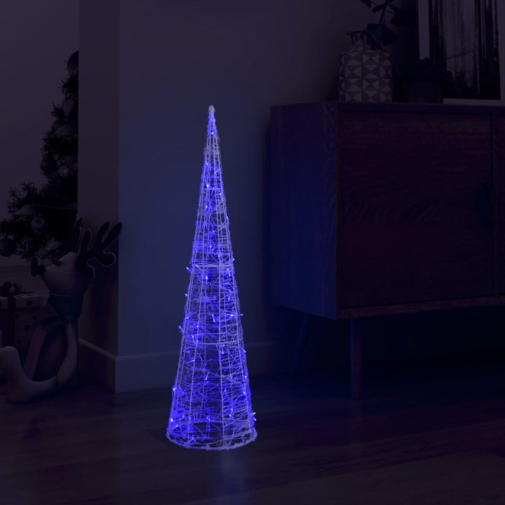 Piramidă Decorativă Con De Lumini Cu Led Acril