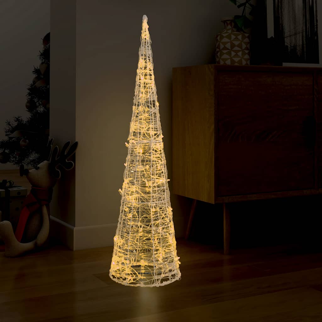 Piramidă Decorativă Con De Lumini Cu Led Acril