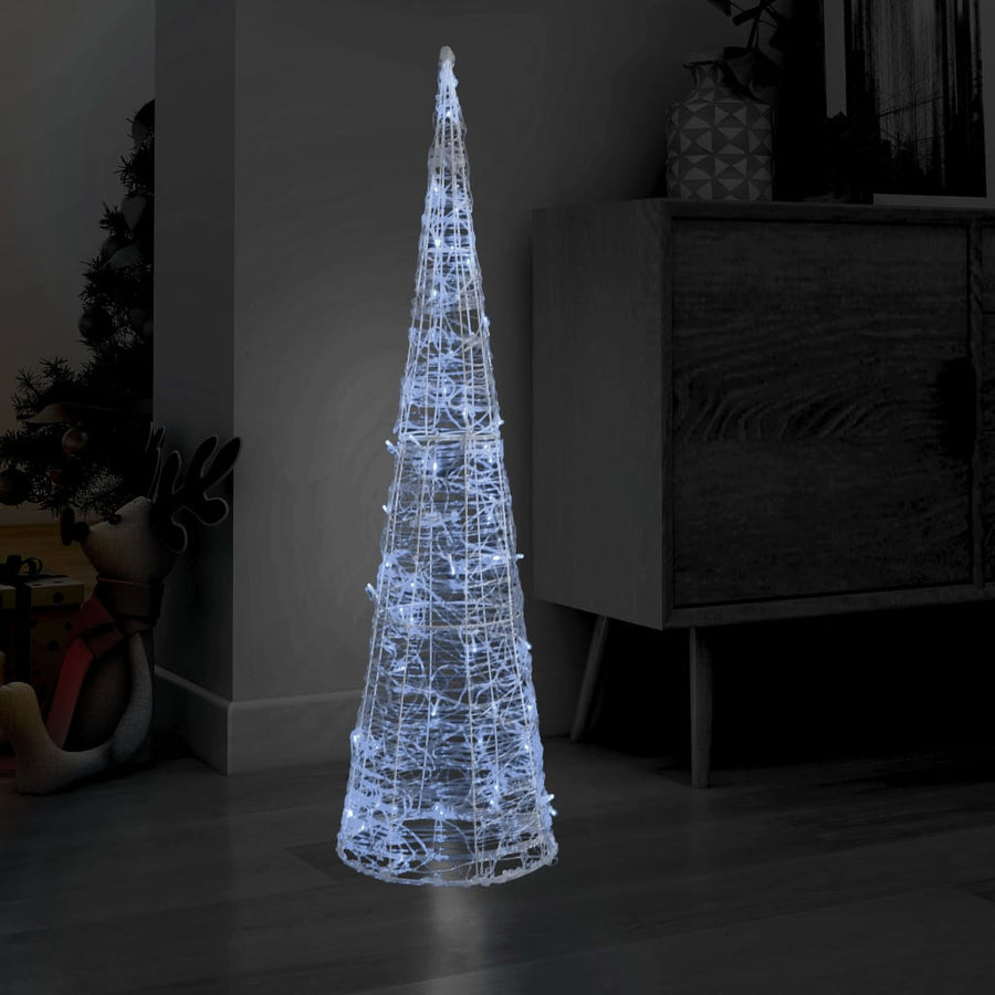 Piramidă Decorativă Con De Lumini Cu Led Acril
