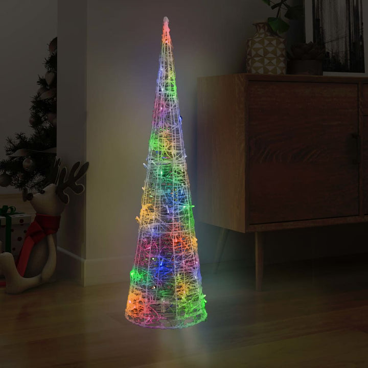 Piramidă Decorativă Con De Lumini Cu Led Acril