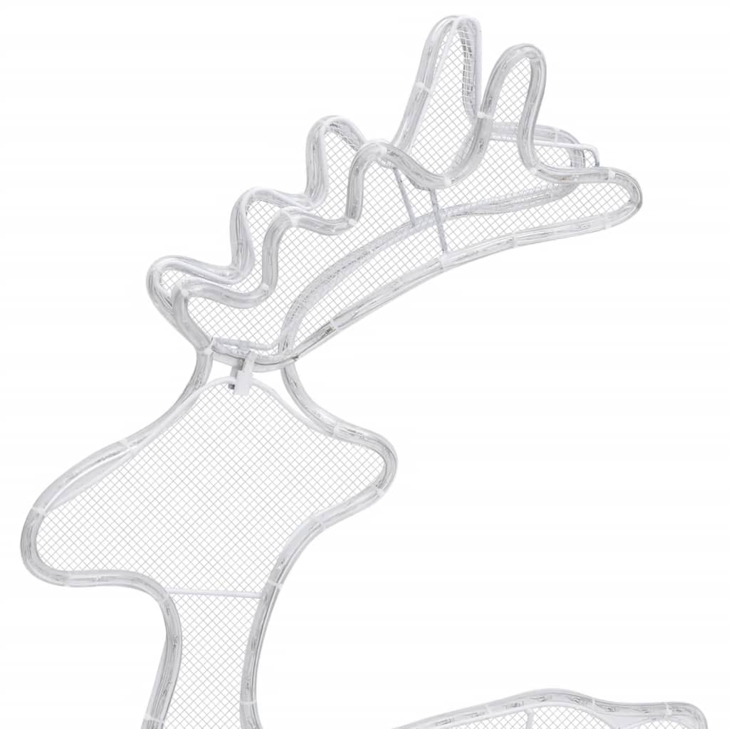 Decorațiune De Crăciun Ren, Cu Plasă, 306 Led-Uri, 60X24X89 Cm