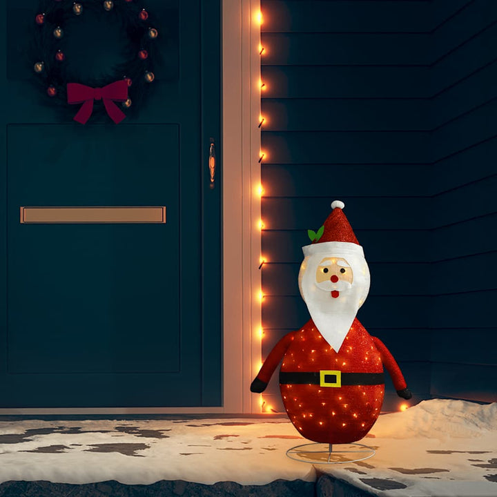 Figurină Moș Crăciun Decorativă, Cu Led, , Țesătură Lux
