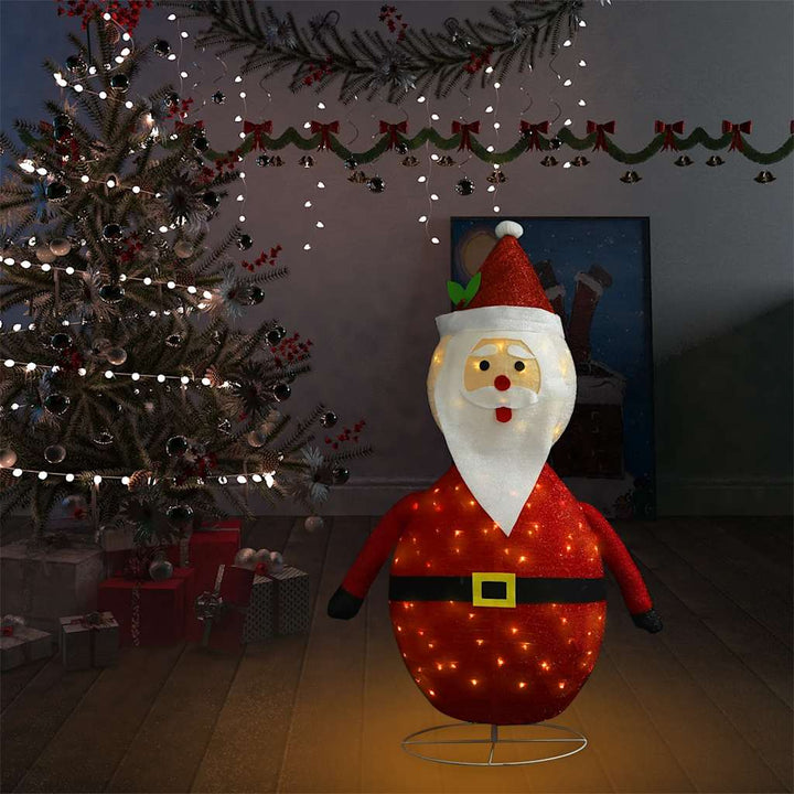 Figurină Moș Crăciun Decorativă, Cu Led, , Țesătură Lux