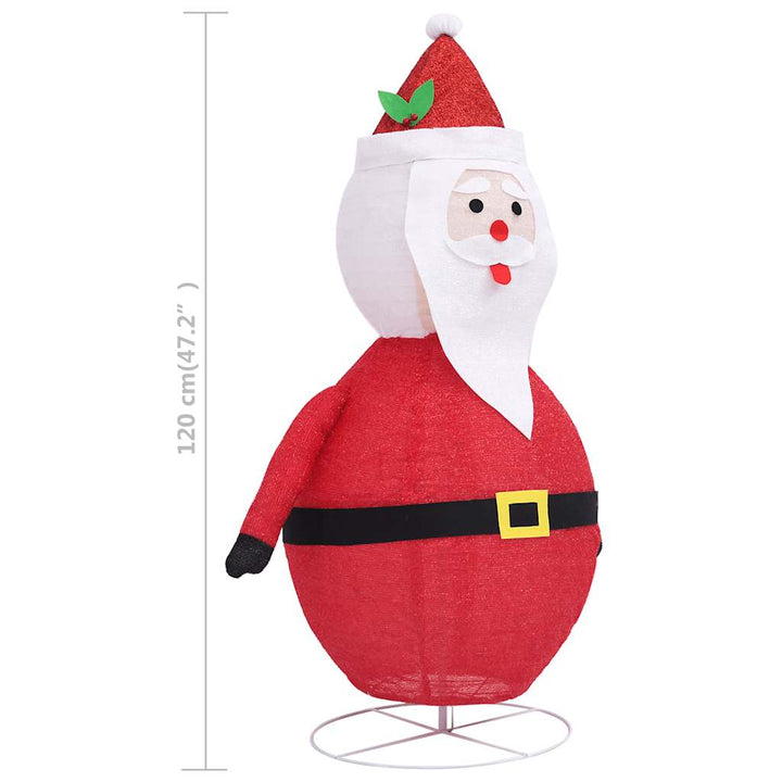 Figurină Moș Crăciun Decorativă, Cu Led, , Țesătură Lux