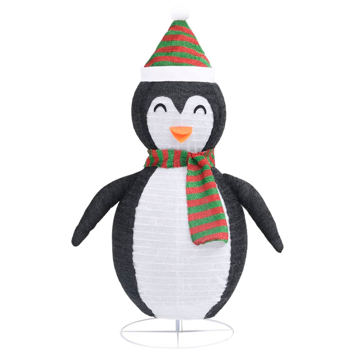 Figurină Pinguin Decorativă De Crăciun, Led, Țesătură Lux