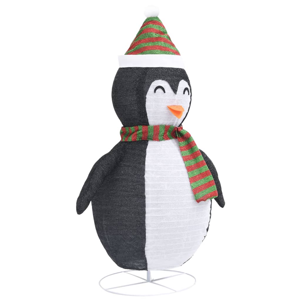 Figurină Pinguin Decorativă De Crăciun, Led, Țesătură Lux