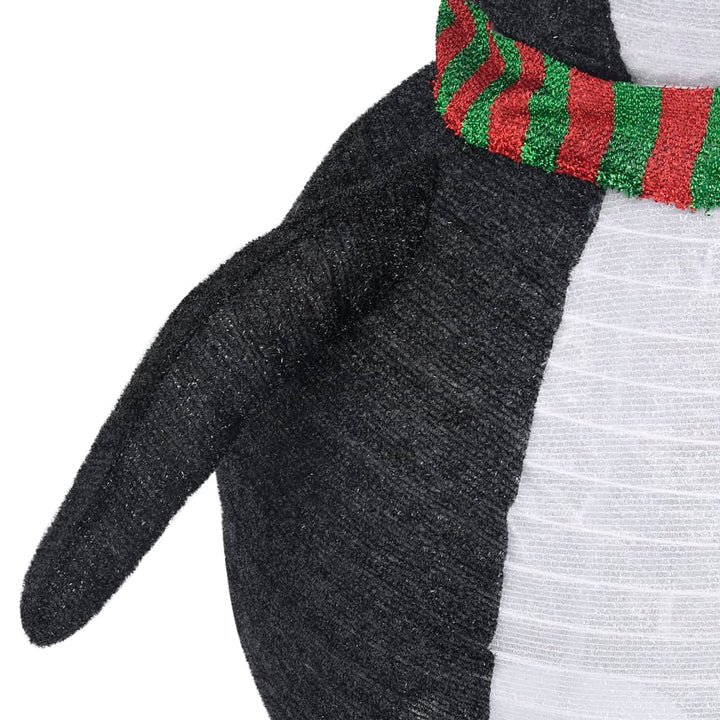 Figurină Pinguin Decorativă De Crăciun, Led, Țesătură Lux