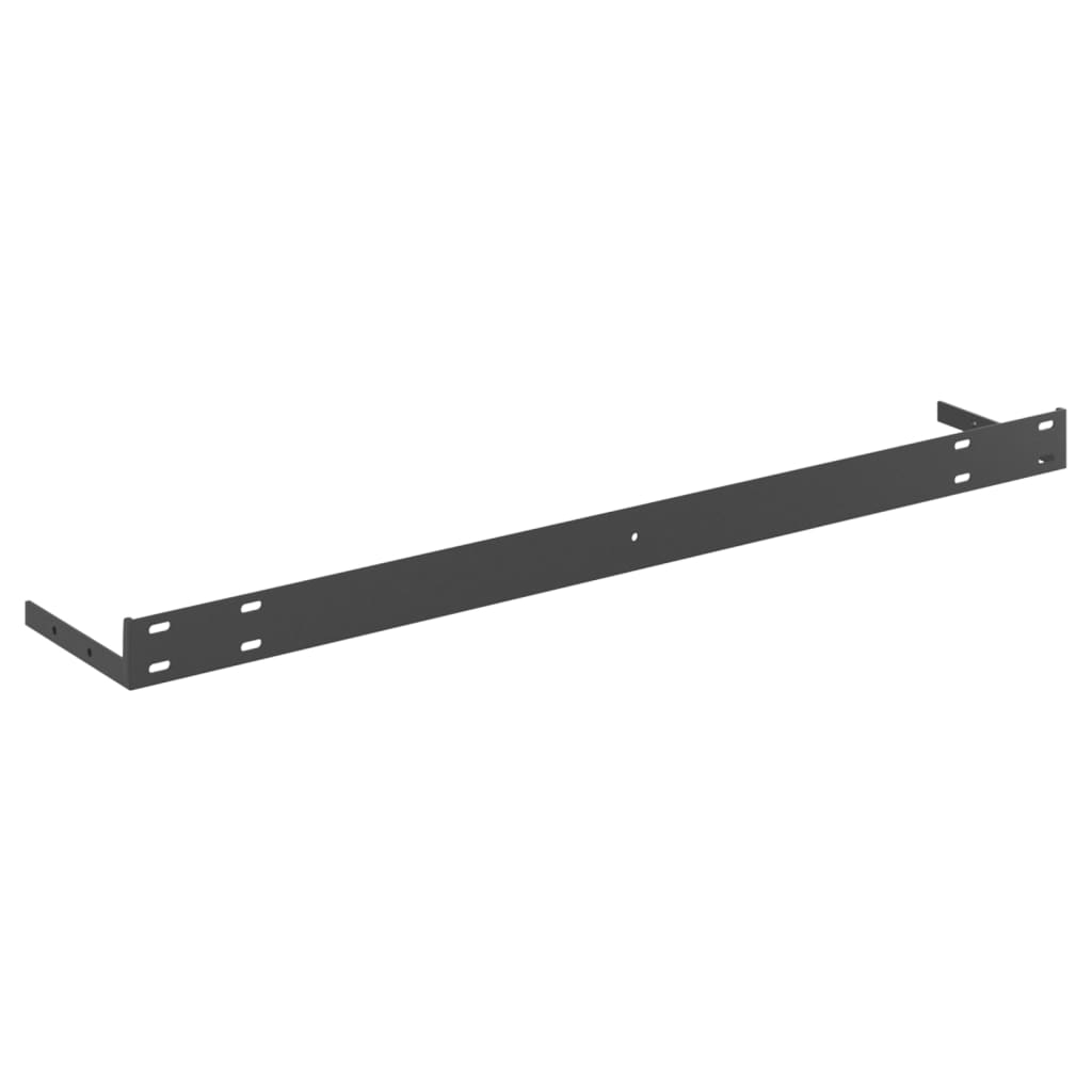 Rafturi Perete Suspendate 2 Buc. Stejar/Alb 80X23,5X3,8 Cm, Mdf Culoarea Stejarului Și Alb