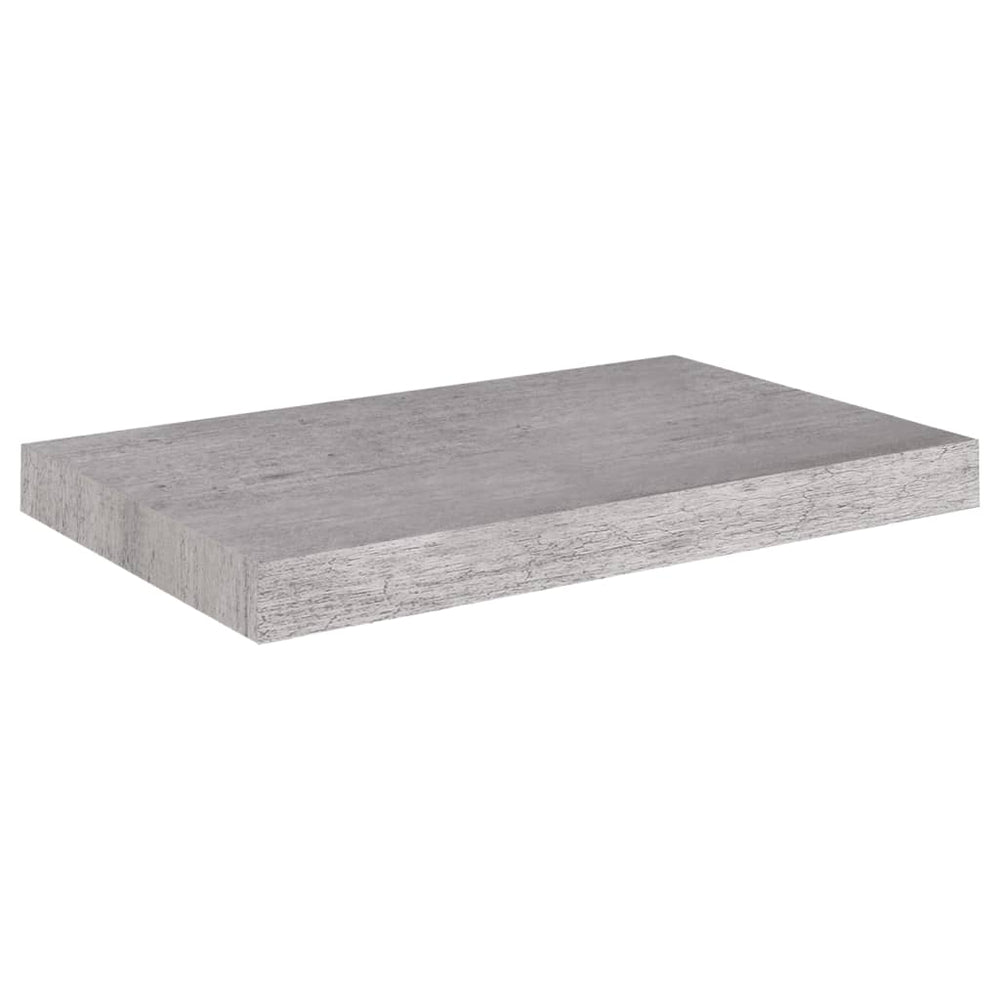 Raft De Perete Suspendat, , 50X23X3,8 Cm, Mdf Gri Beton