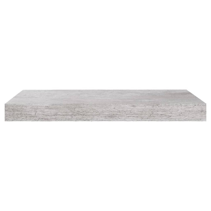 Rafturi Perete Suspendate, 4 Buc., , 50X23X3,8 Cm, Mdf Gri Beton