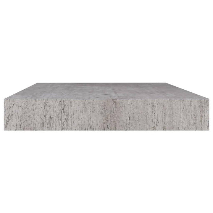 Rafturi Perete Suspendate, 4 Buc., , 50X23X3,8 Cm, Mdf Gri Beton