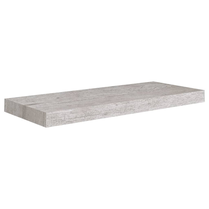 Rafturi De Perete, 4 Buc., , 60X23,5X3,8 Cm, Mdf Gri Beton