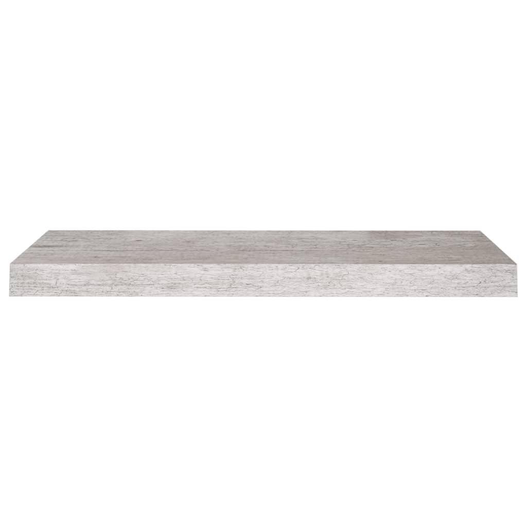 Rafturi De Perete, 4 Buc., , 60X23,5X3,8 Cm, Mdf Gri Beton