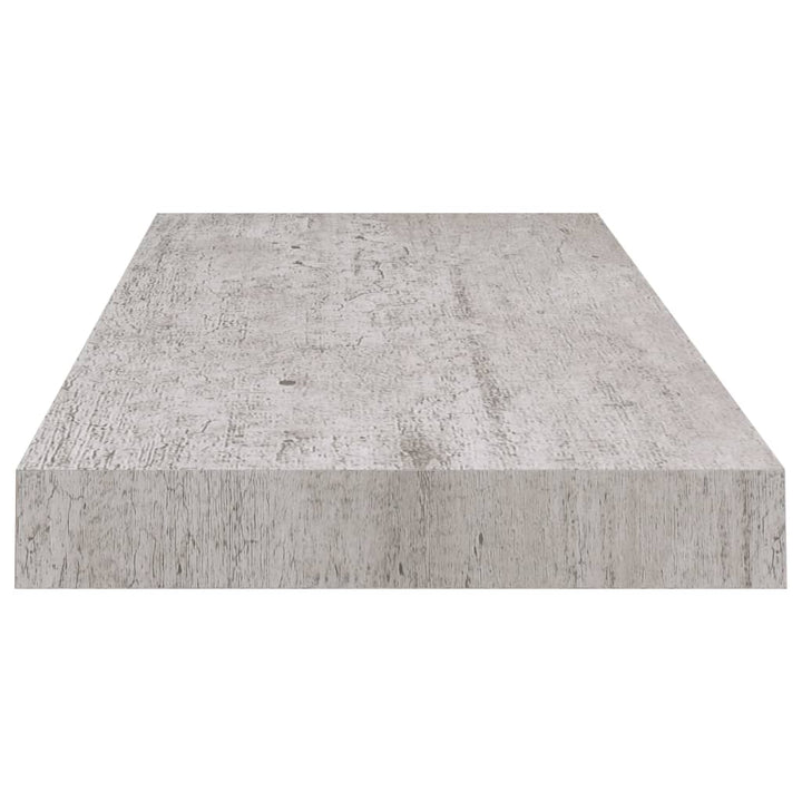 Rafturi De Perete, 4 Buc., , 60X23,5X3,8 Cm, Mdf Gri Beton