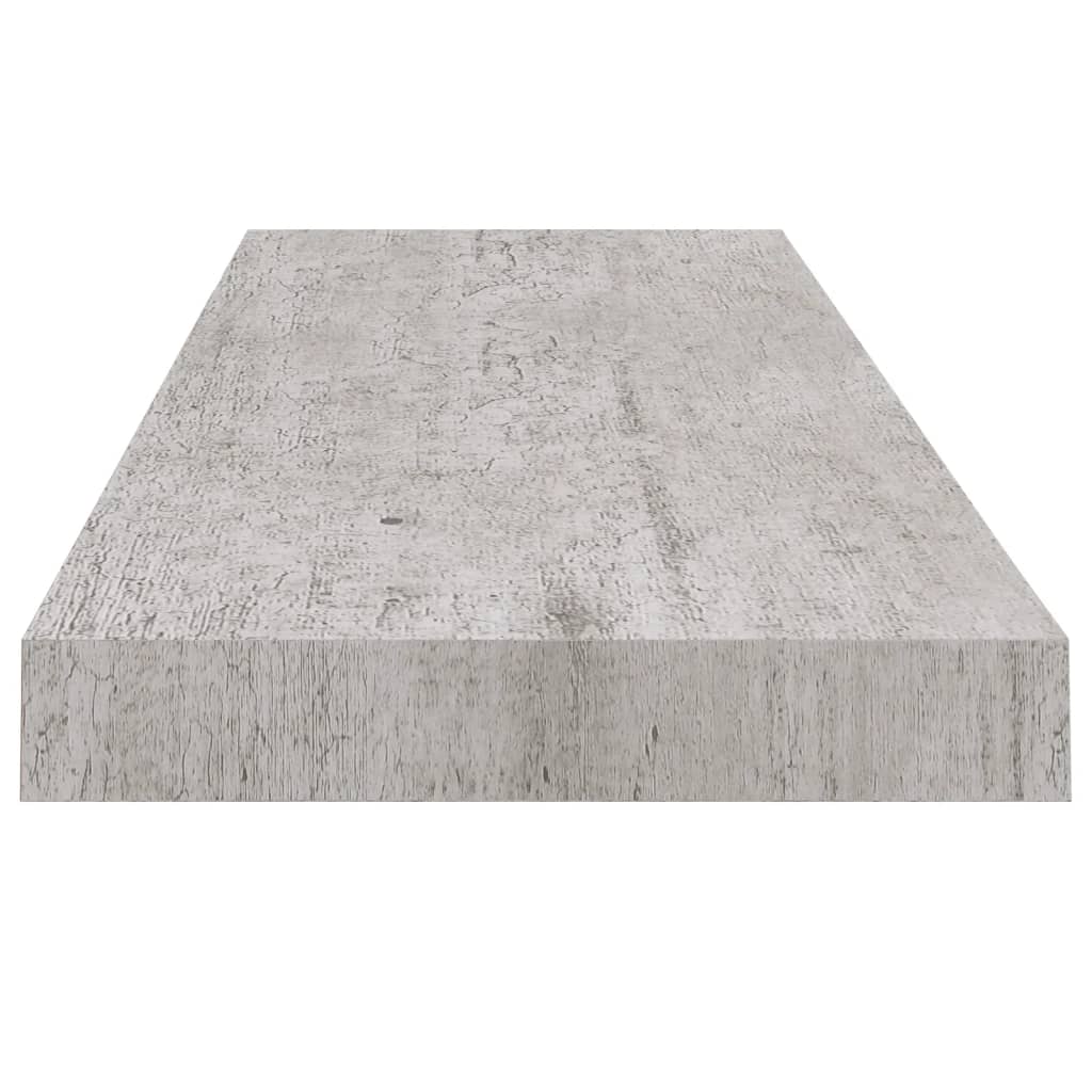 Raft De Perete Suspendat, , 80X23,5X3,8 Cm, Mdf Gri Beton