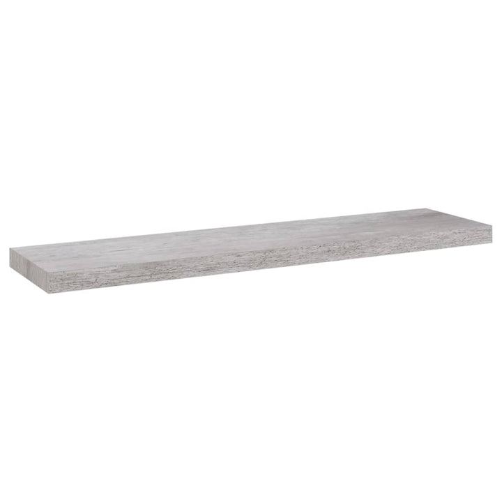 Rafturi Perete Suspendate 2 Buc. 90X23,5X3,8 Cm Mdf Gri Beton