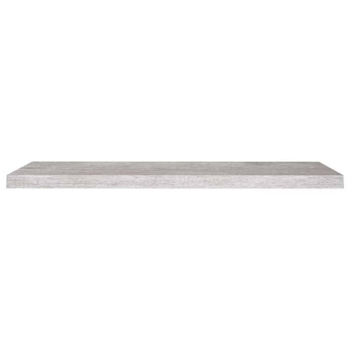 Rafturi Perete Suspendate 4 Buc. 90X23,5X3,8 Cm Mdf Gri Beton