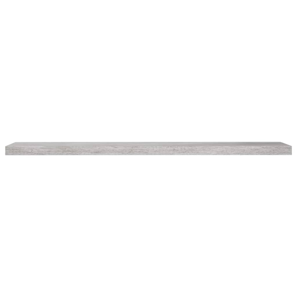 Raft De Perete Suspendat, , 120X23,5X3,8 Cm, Mdf Gri Beton