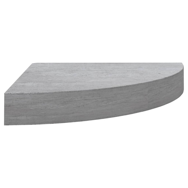 Rafturi De Colț De Perete, 2 Buc., , 25X25X3,8 Cm, Mdf Gri Beton