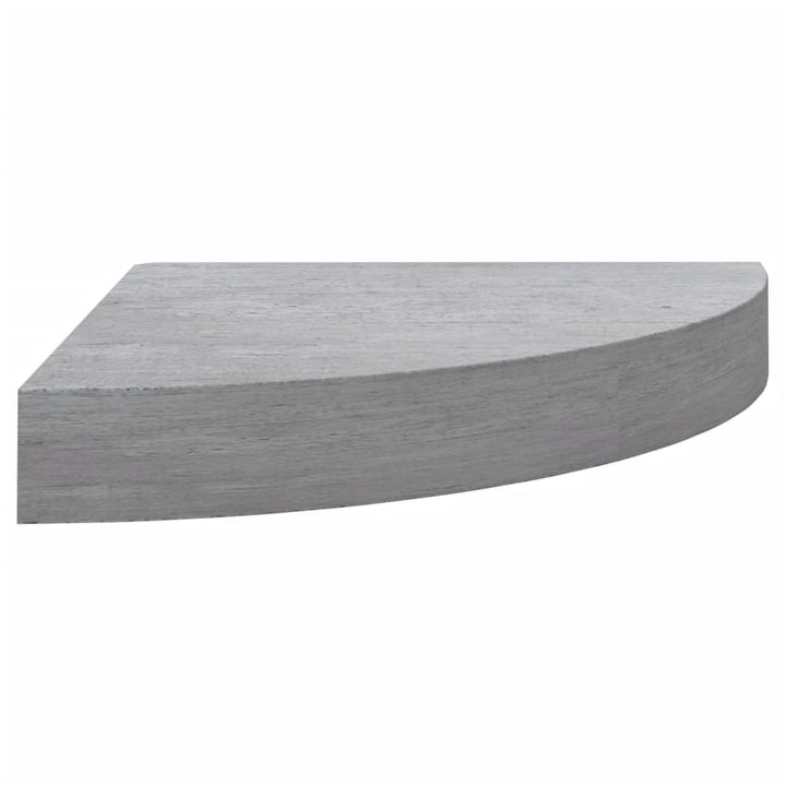 Rafturi De Colț De Perete 2 Buc. 35X35X3,8 Cm Mdf Gri Beton