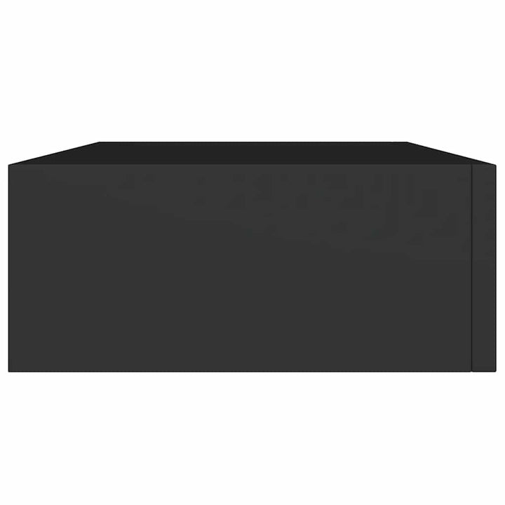 Dulap De Perete Cu Sertare, 2 Buc., , 40X23,5X10 Cm, Mdf Negru