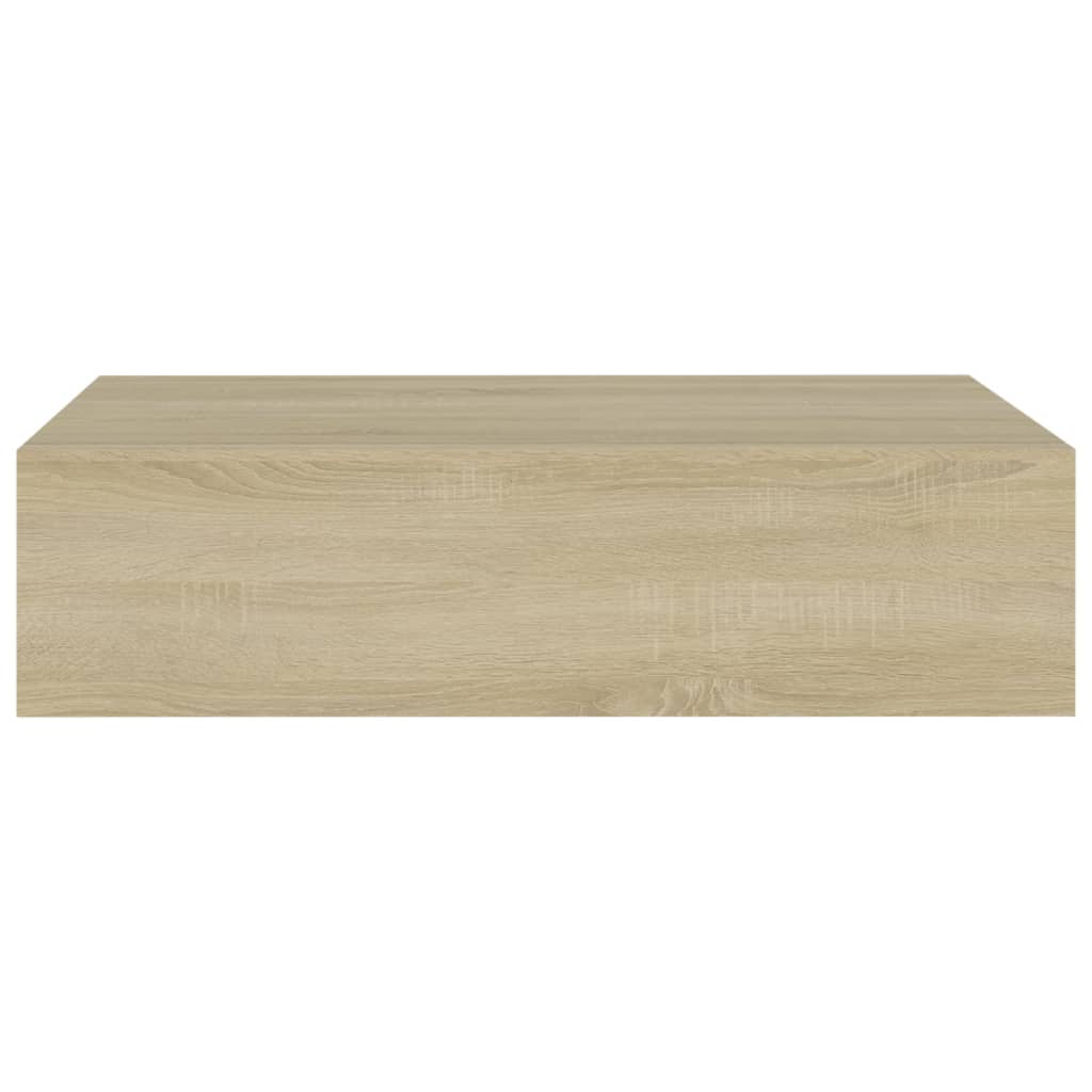 Dulapuri De Perete Cu Sertar, 2 Buc., , 40X23,5X10 Cm Mdf Stejar