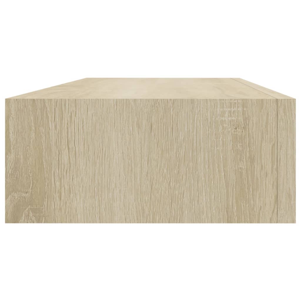 Dulapuri De Perete Cu Sertare 2 Buc. 60X23,5X10 Cm Mdf Stejar