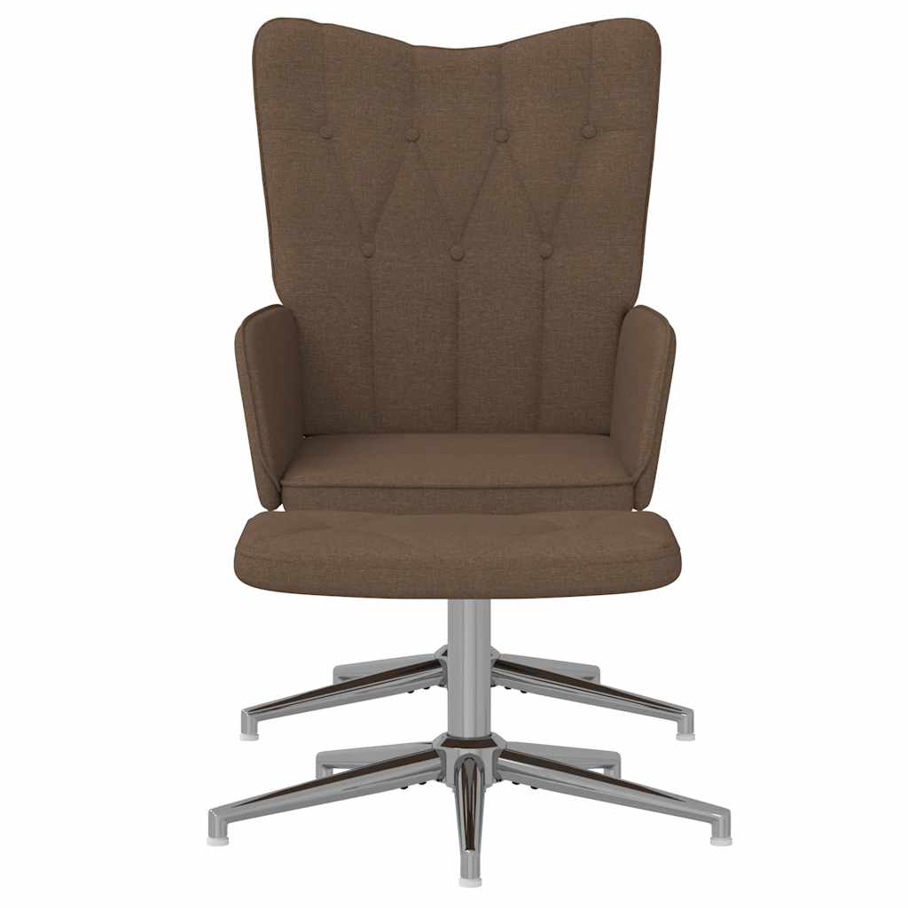 Scaun De Relaxare Cu Taburet, , Textil