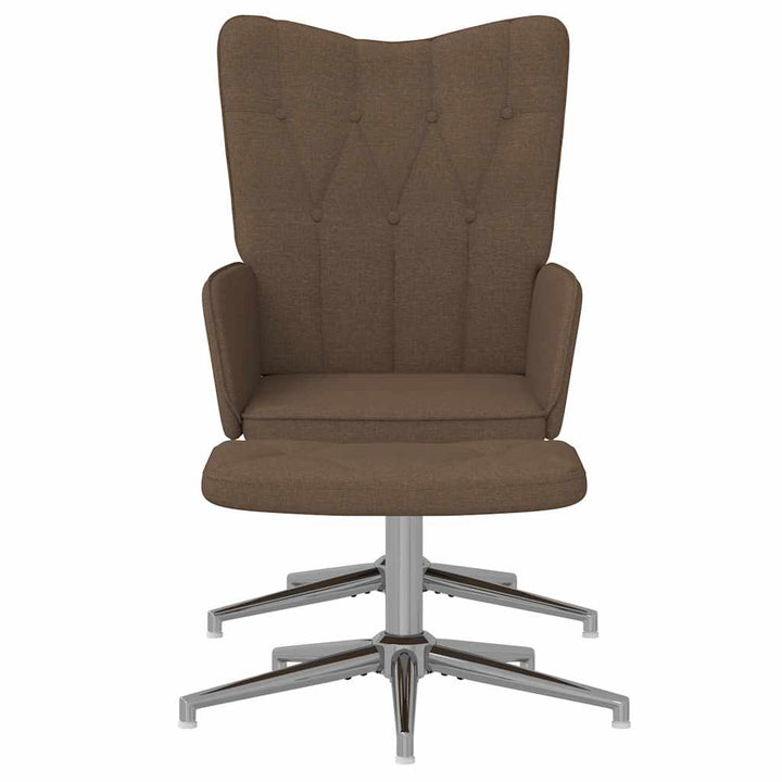 Scaun De Relaxare Cu Taburet, , Textil