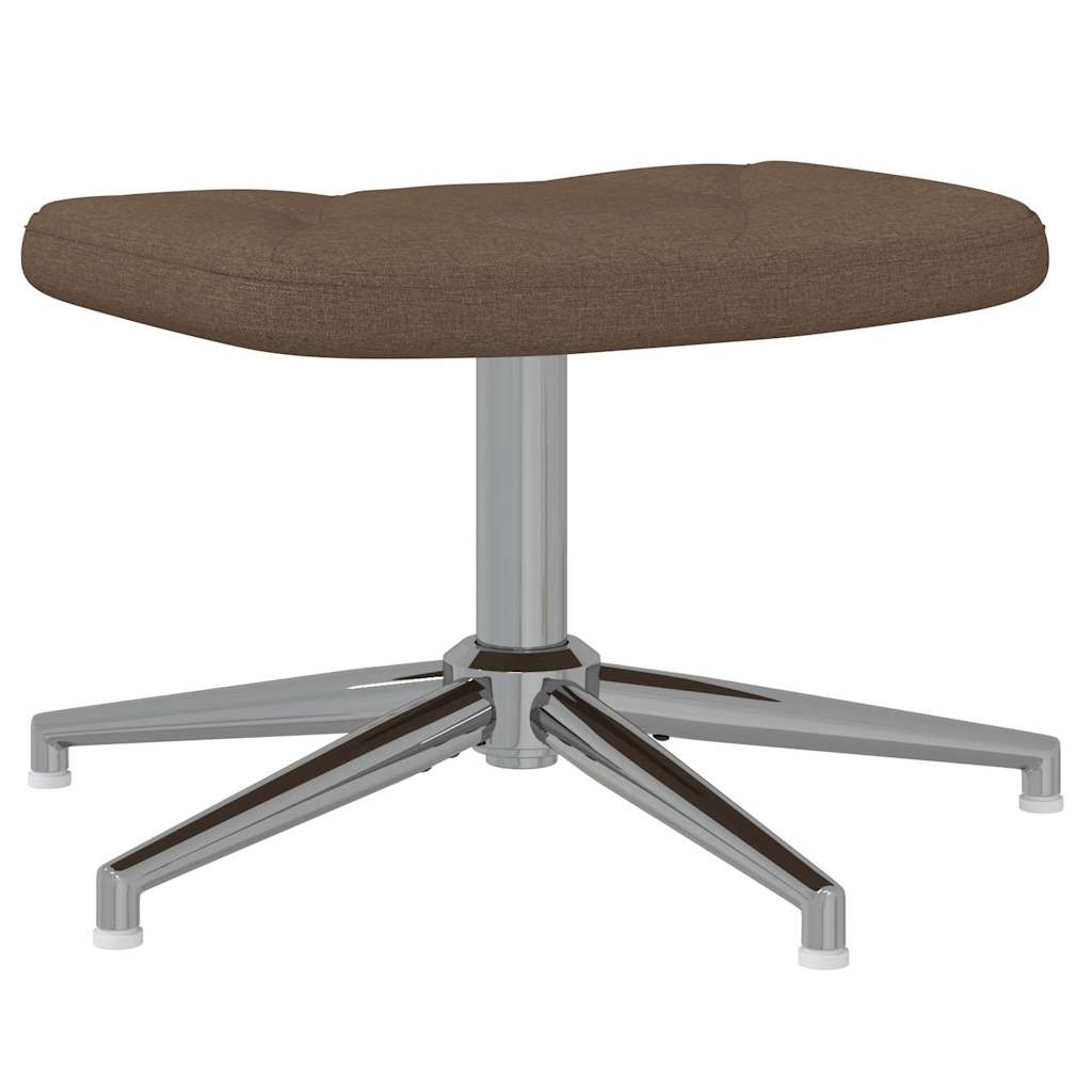Scaun De Relaxare Cu Taburet, , Textil