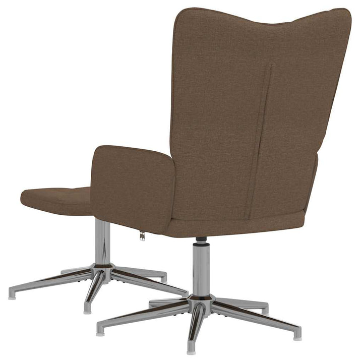 Scaun De Relaxare Cu Taburet, , Textil