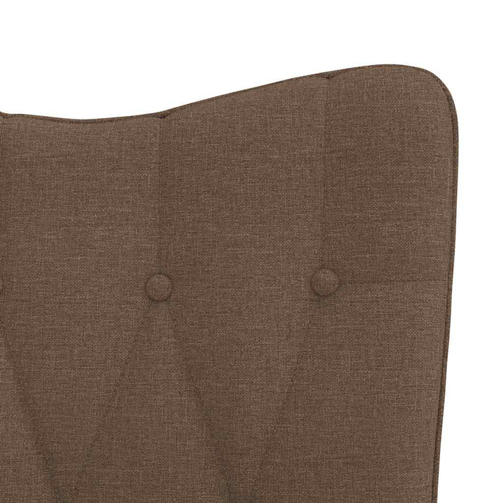 Scaun De Relaxare Cu Taburet, , Textil