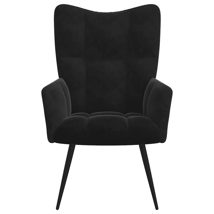Scaun De Relaxare Cu Taburet, , Catifea