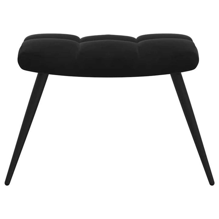 Scaun De Relaxare Cu Taburet, , Catifea