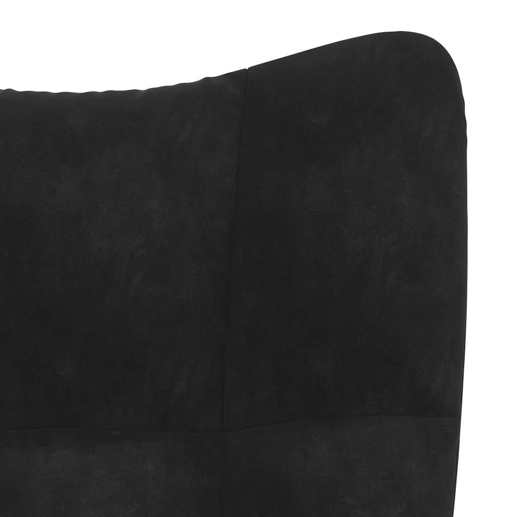 Scaun De Relaxare Cu Taburet, , Catifea