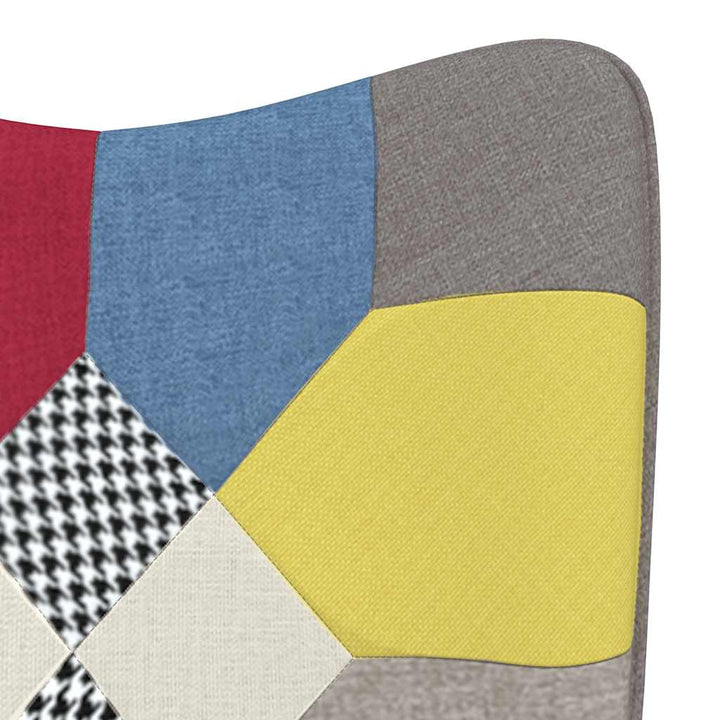 Scaun De Relaxare Cu Taburet, Textil, Petice