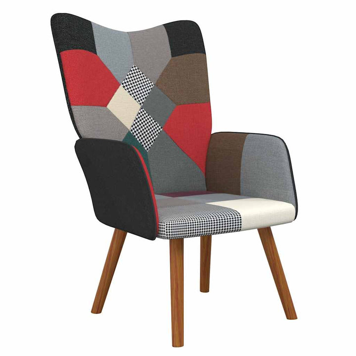 Scaun De Relaxare Cu Taburet, Textil, Petice