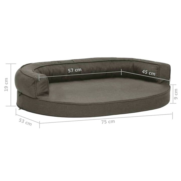 Saltea Ergonomică Pat De Câini, , , Aspect In