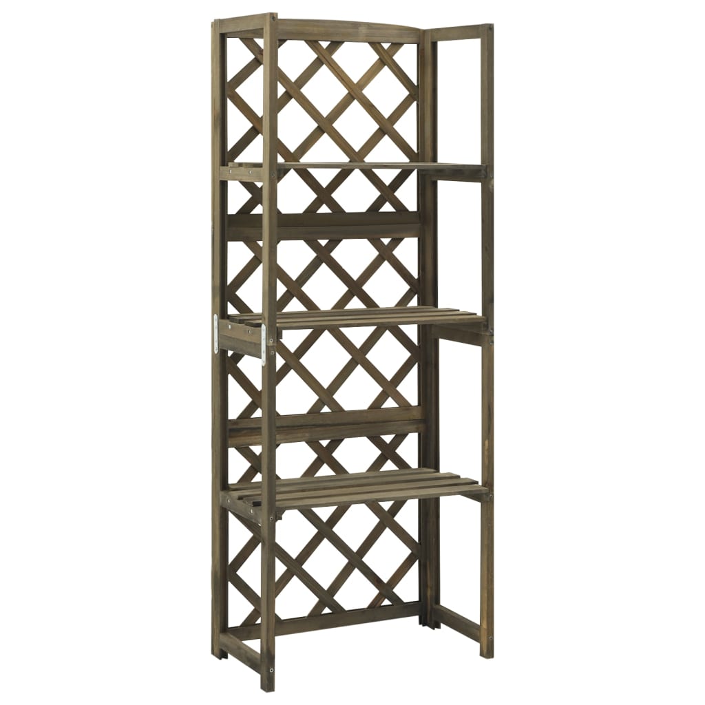 Spalier Cu Rafturi, , 55X30X140 Cm, Lemn Masiv Brad
