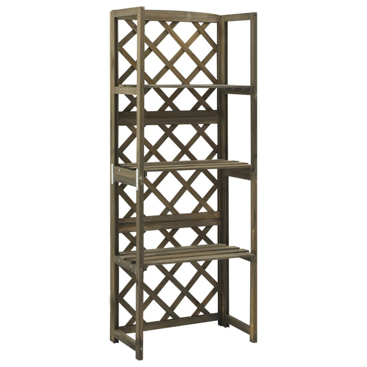 Spalier Cu Rafturi, , 55X30X140 Cm, Lemn Masiv Brad