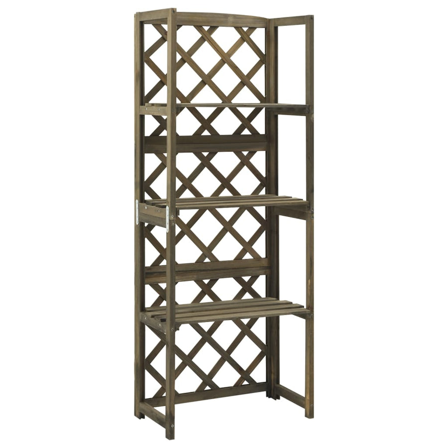 Spalier Cu Rafturi, , 55X30X140 Cm, Lemn Masiv Brad