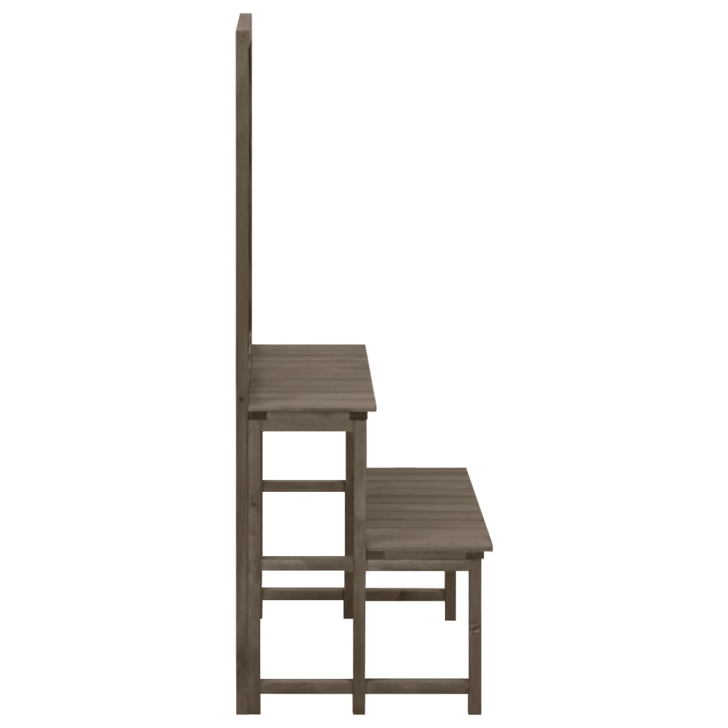 Suport Plante Cu Spalier, , 70X42X115 Cm, Lemn Masiv De Brad