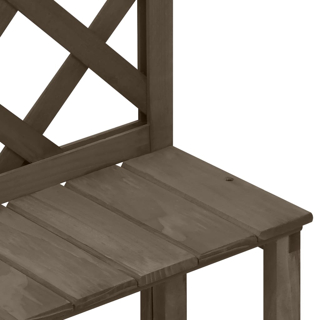 Suport Plante Cu Spalier, , 70X42X115 Cm, Lemn Masiv De Brad