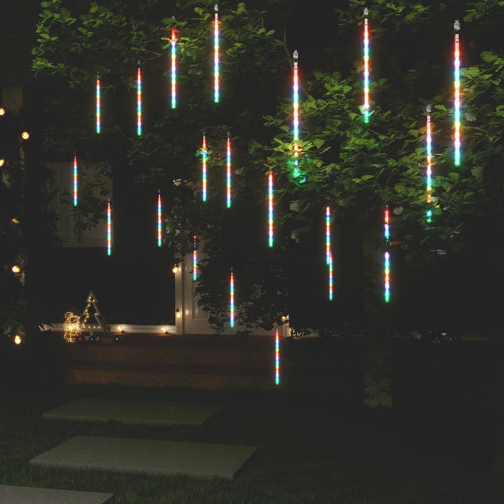 Lumini De Meteoriți 8 Buc. Colorat 288 Led-Uri Int./Ext.