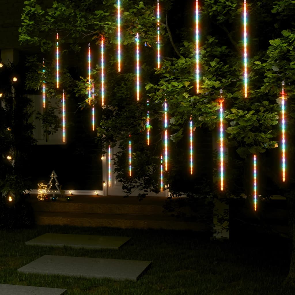 Lumini De Meteoriți 8 Buc. Colorat 288 Led-Uri Int./Ext.