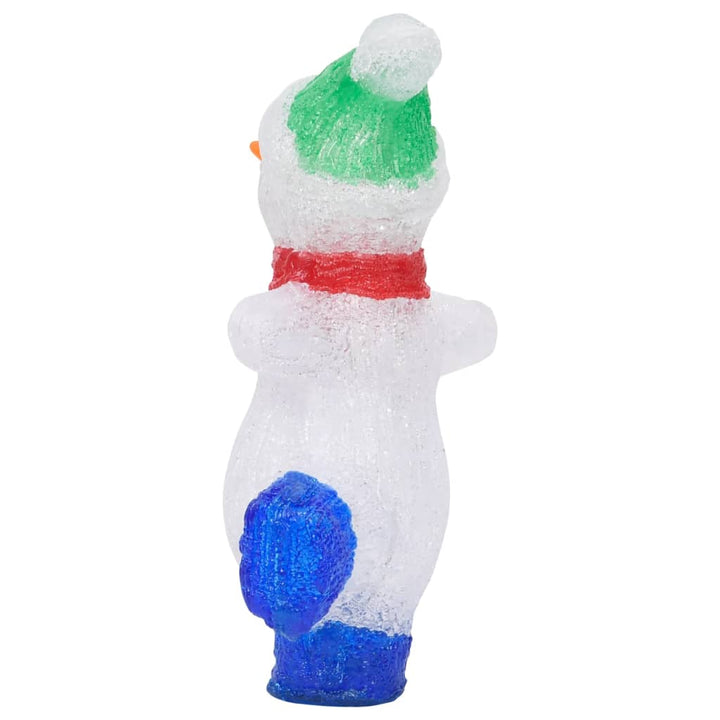 Figurină Om Zăpadă Crăciun Led Acrilic 30Cm Interior/Exterior